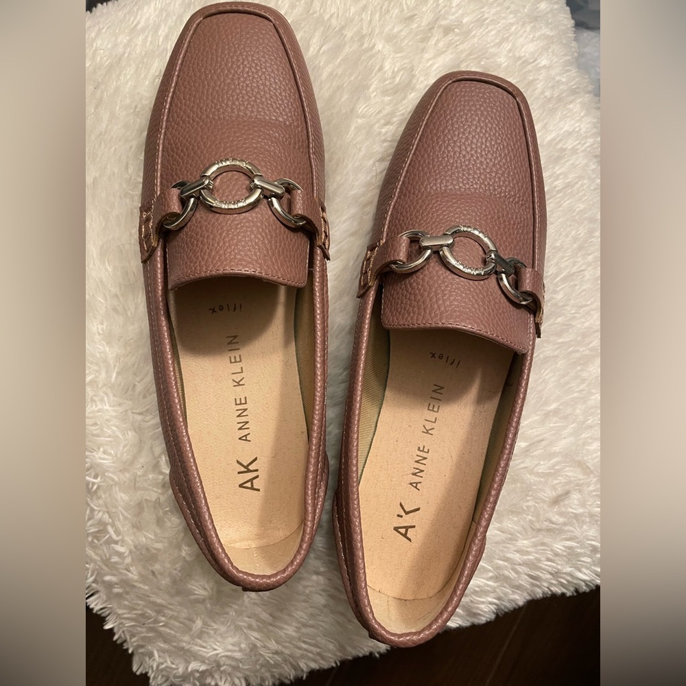 Anne Klein iFlex Loafers - Tan - Size 7.5